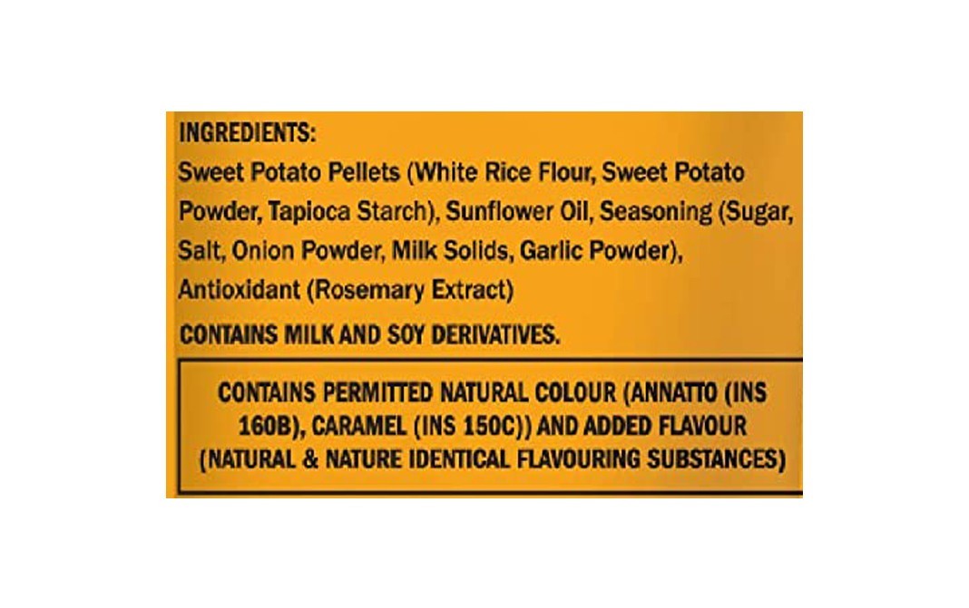 BRB That's So Cheesy Sweet Potato Popped Chips   Pack  23 grams